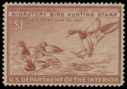 Scan of RW13 1946 Duck Stamp. MLH
