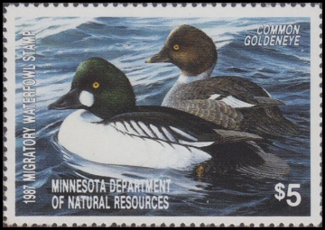 Scan of RW32 1963 Duck Stamp. MNH